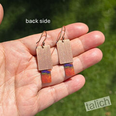 DC Designs - Desert Mountains Copper Accent Layered Earrings - product images 4 of 5