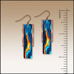DC Designs - Lava Spill Copper Accent Layered Earrings - product images 2 of 5