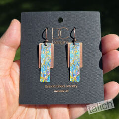 DC Designs - Almond Branches Copper Accent Layered Earrings - product images 5 of 5