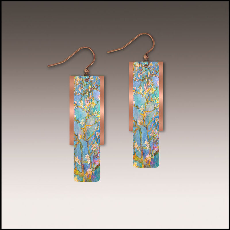 DC Designs - Almond Branches Copper Accent Layered Earrings - product image 