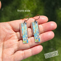 DC Designs - Almond Branches Copper Accent Layered Earrings - product images 3 of 5