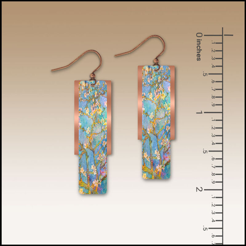 DC Designs - Almond Branches Copper Accent Layered Earrings - product image 