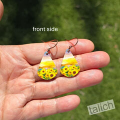 DC Designs - Sunflower Field Teardrop Earrings - product images 3 of 6