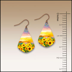 DC Designs - Sunflower Field Teardrop Earrings - product images 2 of 6