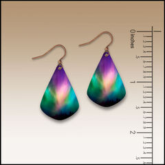 DC Designs - Purple Northern Lights Teardrop Earrings - product images 2 of 6
