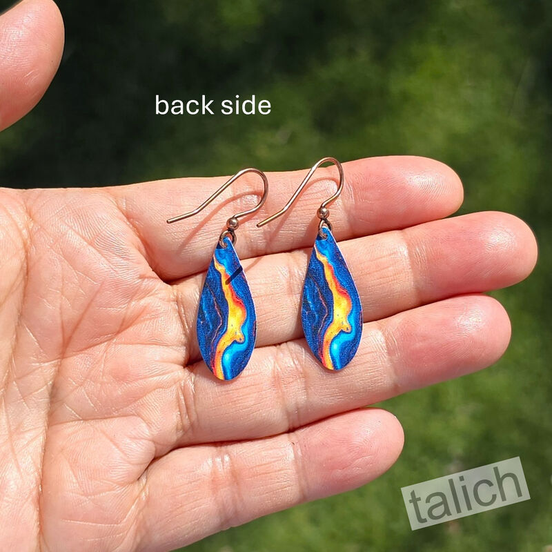 DC Designs - Lava Spill Small Dew Drop Earrings - product image 