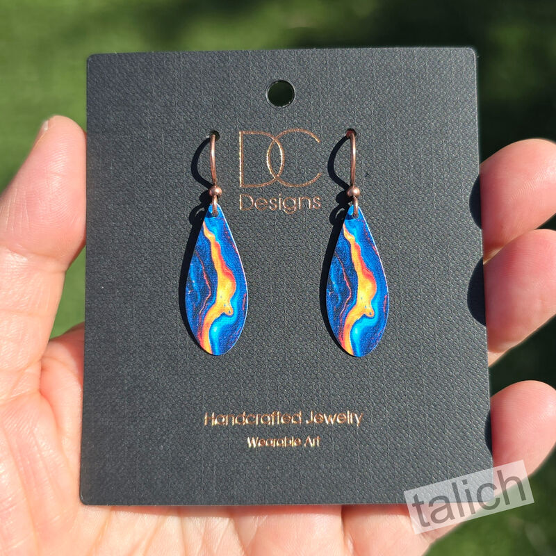 DC Designs - Lava Spill Small Dew Drop Earrings - product image 