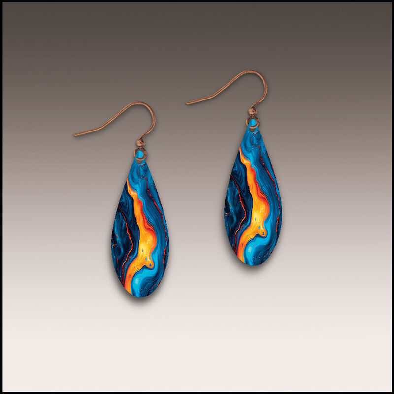 DC Designs - Lava Spill Small Dew Drop Earrings - product image 