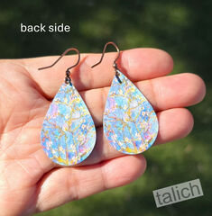DC Designs - Almond Branches Large Teardrop Earrings - product images 4 of 5