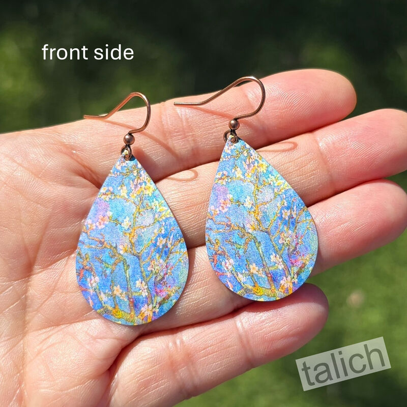 DC Designs - Almond Branches Large Teardrop Earrings - product image 