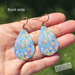 DC Designs - Almond Branches Large Teardrop Earrings - product images 3 of 5