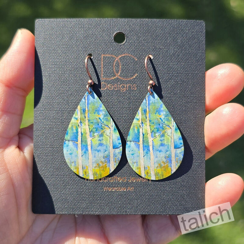 DC Designs - Springtime Aspen Large Teardrop Earrings - product image 