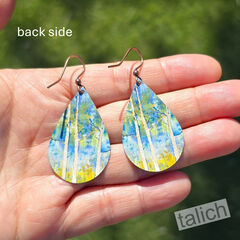 DC Designs - Springtime Aspen Large Teardrop Earrings - product images 4 of 5