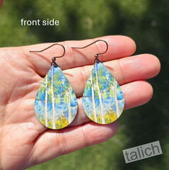 DC Designs - Springtime Aspen Large Teardrop Earrings - product images 3 of 5
