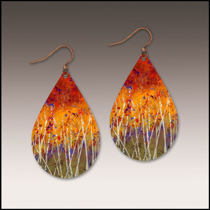 DC Designs - Sienna Forest Large Teardrop Earrings - product image 