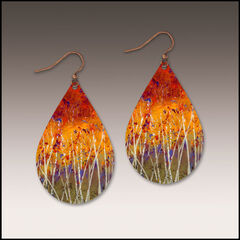 DC Designs - Sienna Forest Large Teardrop Earrings - product images 1 of 5