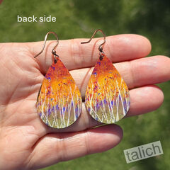 DC Designs - Sienna Forest Large Teardrop Earrings - product images 4 of 5