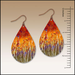 DC Designs - Sienna Forest Large Teardrop Earrings - product images 2 of 5