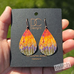 DC Designs - Sienna Forest Large Teardrop Earrings - product images 5 of 5