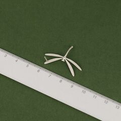 Gold Plated or Sterling Silver Large Dragonfly Sideways Stud Earrings - product images 12 of 12