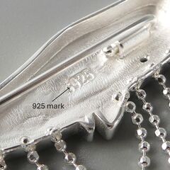 Gold Plated Sterling Silver Whale Brooch with Ball Chain Fringe - product images 6 of 12