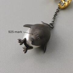 Gold Plated or Sterling Silver Pearl Belly Emperor Penguin Ear Jacket Earrings - product images 10 of 11