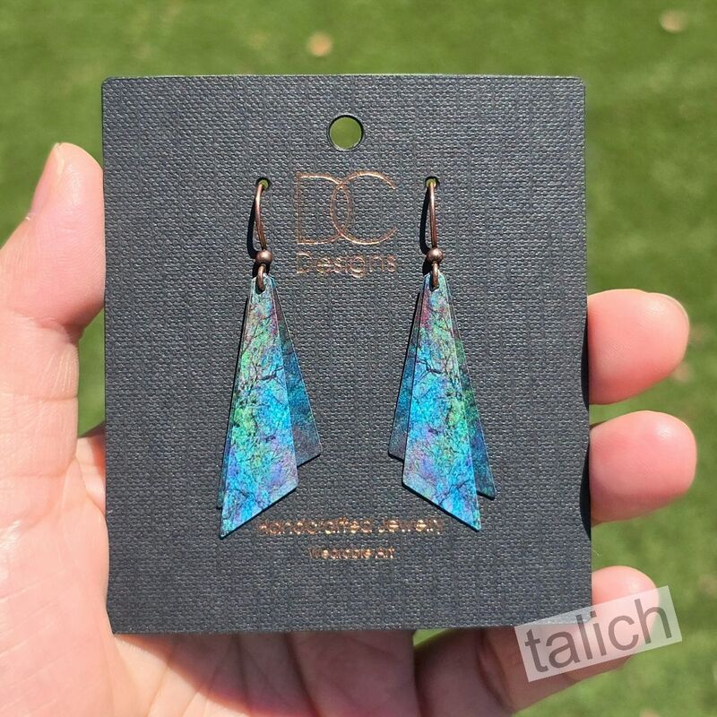 DC Designs - Lagoon Branches Wing Layered Earrings - product image 