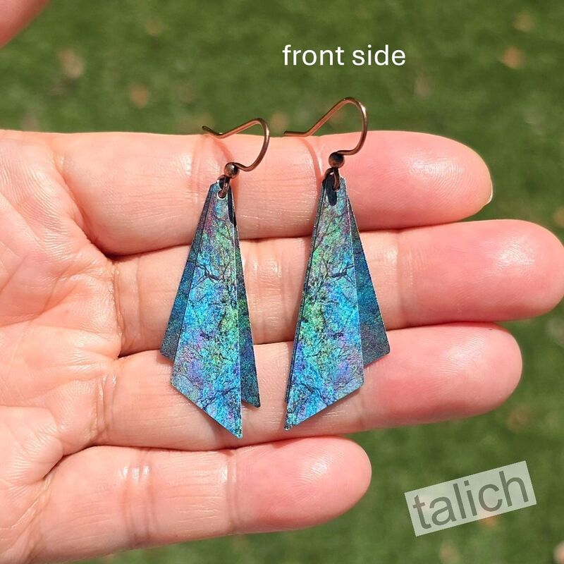 DC Designs - Lagoon Branches Wing Layered Earrings - product image 