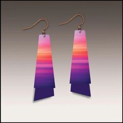 DC Designs - Sunset Beach Layered Long Drop Earrings - product images 1 of 5