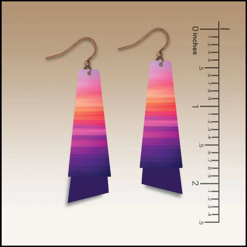 DC Designs - Sunset Beach Layered Long Drop Earrings - product image 