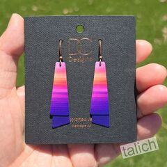 DC Designs - Sunset Beach Layered Long Drop Earrings - product images 5 of 5