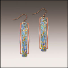 DC Designs - Almond Branches Geometric Metal Accent Earrings - product images 1 of 6