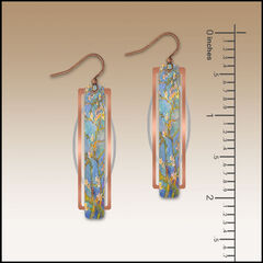 DC Designs - Almond Branches Geometric Metal Accent Earrings - product images 2 of 6