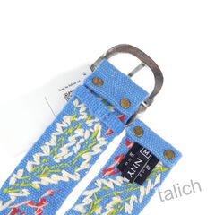 Jenny Krauss Berries on Vines Floral Embroidered Wool Belt - product images 8 of 10