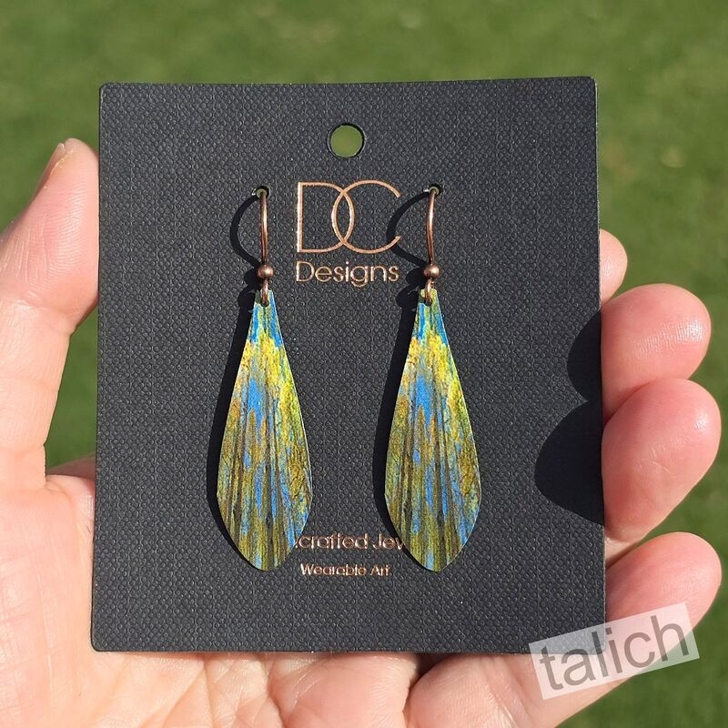 DC Designs - Bright Summer Aspen Long Teardrop Earrings - product image 