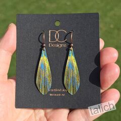 DC Designs - Bright Summer Aspen Long Teardrop Earrings - product images 4 of 4