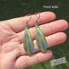 DC Designs - Bright Summer Aspen Long Teardrop Earrings - product images 2 of 4