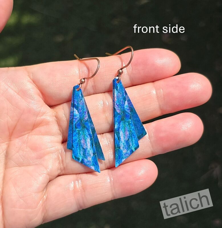 DC Designs - Nighttime Foliage Wing Layered Earrings - product image 
