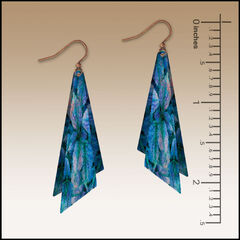 DC Designs - Nighttime Foliage Wing Layered Earrings - product images 2 of 5