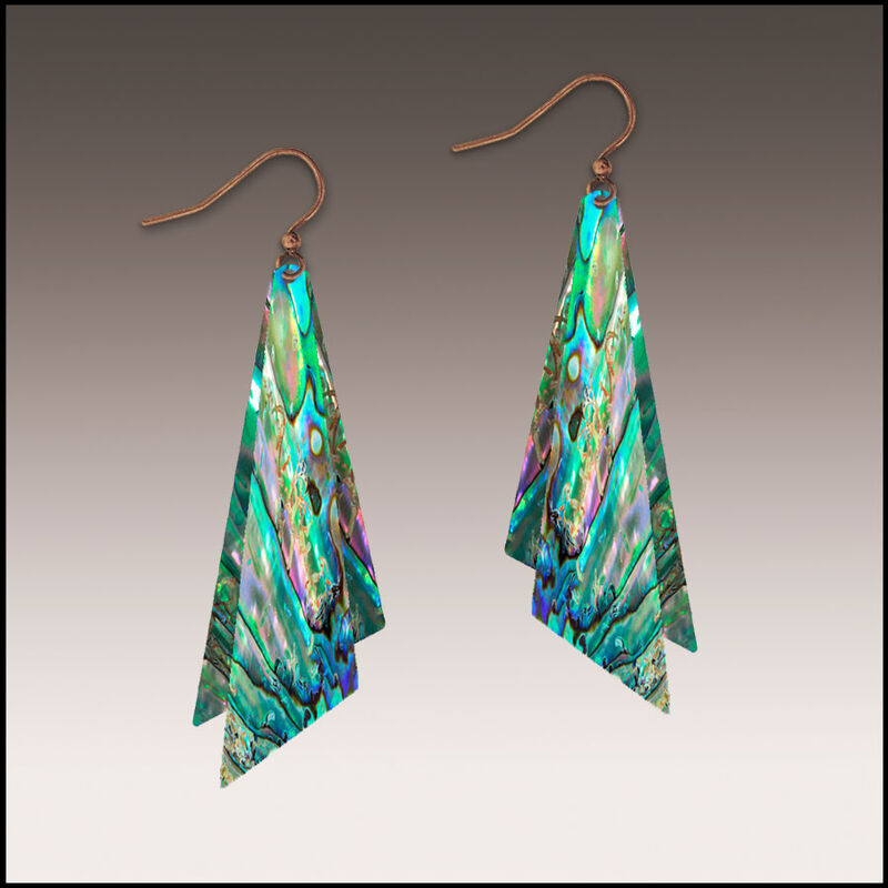 DC Designs - Mermaid Reef Wing Layered Earrings - product image 
