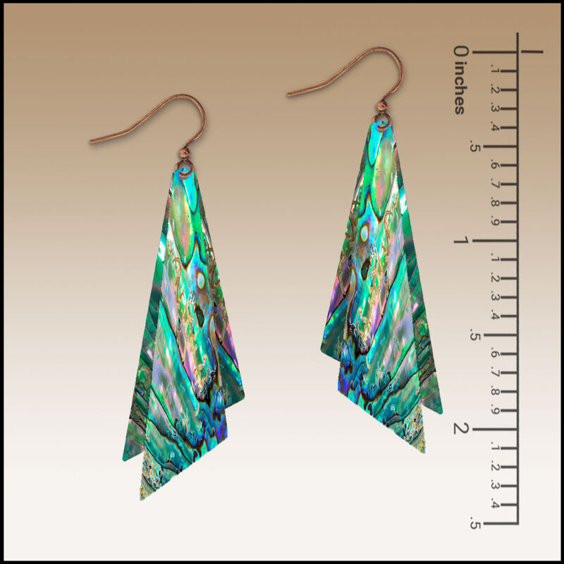 DC Designs - Mermaid Reef Wing Layered Earrings - product image 