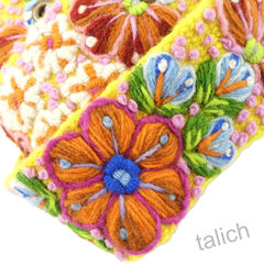 Jenny Krauss Golden Delicious Floral Embroidered Wool Belt - product images 9 of 11