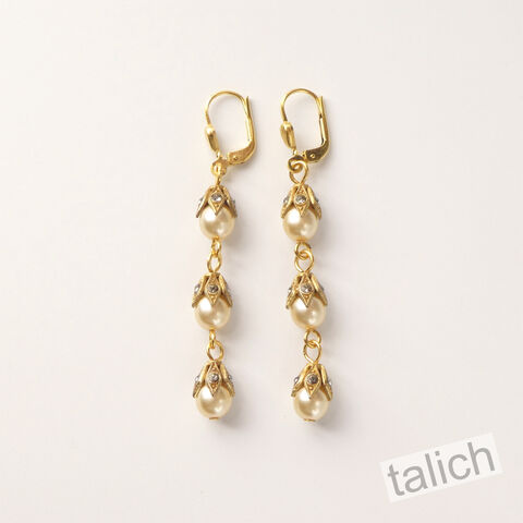 Catherine,Popesco,Cascade,Pearl,Linear,Earrings,Catherine Popesco earrings, La Vie Parisienne earrings, Catherine Popesco Jewelry, Catherine Popesco Paris