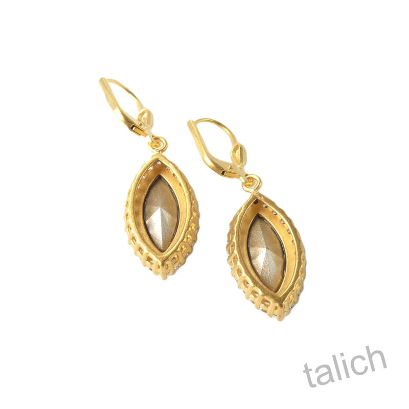 Catherine Popesco 'Angelica' Marquise Swarovski Crystal Earrings - product image 