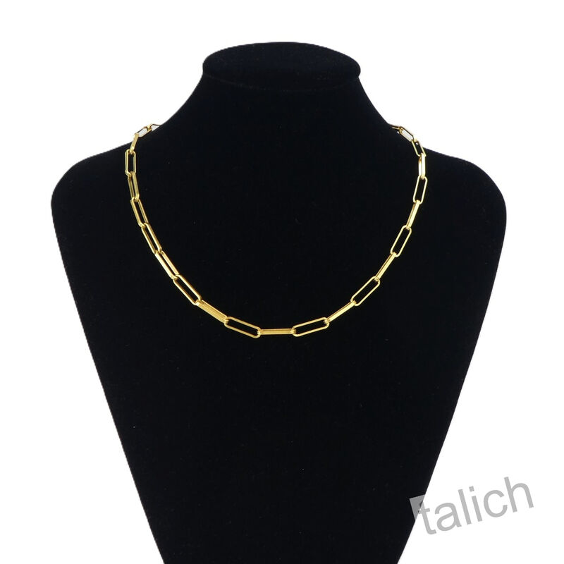 Catherine Popesco 14K Gold Plated Paperclip Chain Necklace - product image 