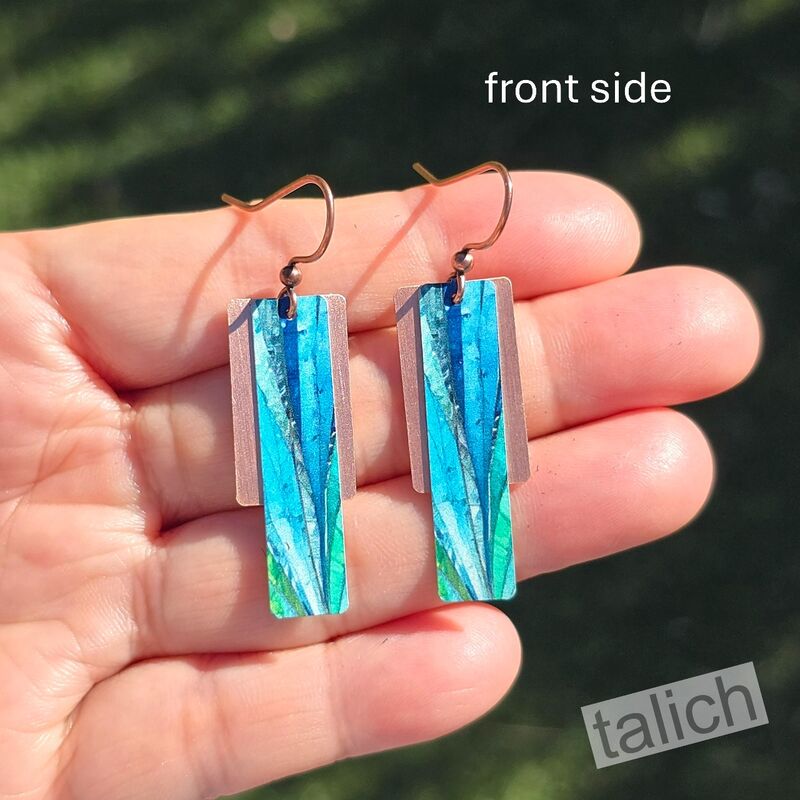 DC Designs - Waterfall Copper Accent Layered Earrings - product image 