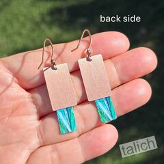 DC Designs - Waterfall Copper Accent Layered Earrings - product images 3 of 5